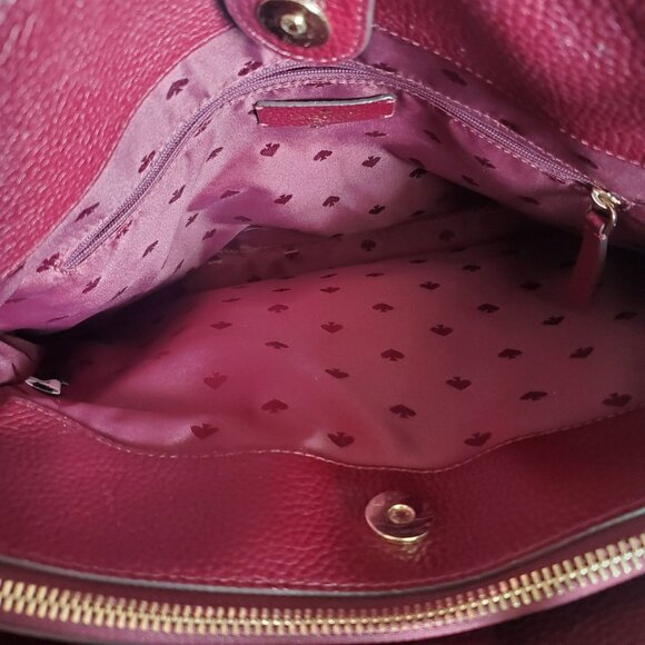 Kate Spade Jackson Forest Floral Pink White Burgundy wkru7017 - Picture 8 of 11